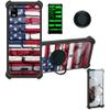 jioeuinly ATT Calypso 3 Case Compatible with ATT Calypso 3 U328aa Phone Case Cover [with Tempered Glass Screen Protector][Hard PC + Soft Silicone][Luminous Effect] YGH-GQ view 1