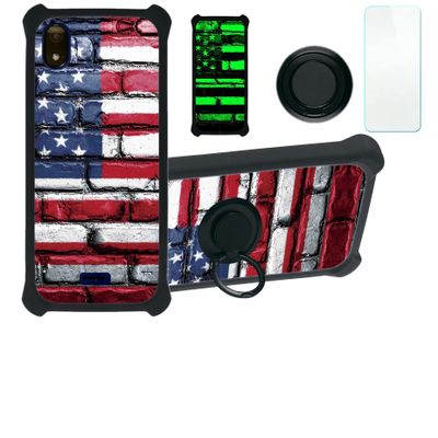 jioeuinly Moxee M2160 Case Compatible with Moxee M2160 Phone Case Cover [with Tempered Glass Screen Protector][Hard PC + Soft Silicone][Luminous Effect] YGH-GQ