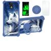 HotPepper Serrano 3 Case Compatible with Hot Pepper Serrano 3 Hpp-L55b Qlink Wireless Phone Case Cover [with Tempered Glass Screen Protector][Hard PC + Soft Silicone][Luminous Effect] YGL-LAN view 1