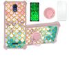 jioeuinly Cricket Icon 2 Case Compatible with Cricket Icon 2 Phone Case Cover [with Tempered Glass Screen Protector][Hard PC + Soft Silicone][Gold Glitter+Luminous] JSF-YL view 1
