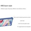 Blu Studio X5 Max 2022 5.7 Inch Case Compatible with Blu Studio X5 Max 2022 5.7 Inch Phone Case Cover [with Tempered Glass Screen Protector][Hard PC + Soft Silicone][Colorful Reflect Light] IMDL-SSS view 3