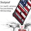 jioeuinly AT&T Motivate 3 Case EABF22206A Compatible with Sharp Rouvo V Phone Case Cover [with Tempered Glass Screen Protector][Hard PC + Soft Silicone][Luminous Effect] YGH-GQ view 2