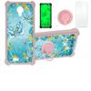 jioeuinly Lush Mint L1589k Case Compatible with Lush Mint L1589k Phone Case Cover [with Tempered Glass Screen Protector][Hard PC + Soft Silicone][Gold Glitter+Luminous] JSF-YHD view 1