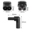PNGKNYOCN IEC 320 C8 to C7 Power Adapter90 Degree 250V 2.5A 8 Figure C8 Male to C7 Female Extension Power Adapter2-Pack view 4
