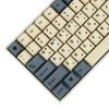 145 Apricot Yellow Korean Dye-Sub Mac Keycaps Thick PBT Cherry Profile Key caps for TKL 61 64 68 75 87 96 104 108 GMMK MX Mechanical Keyboard view 1