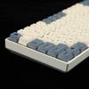 145 Apricot Yellow Korean Dye-Sub Mac Keycaps Thick PBT Cherry Profile Key caps for TKL 61 64 68 75 87 96 104 108 GMMK MX Mechanical Keyboard view 3