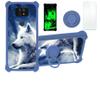 jioeuinly ATT Maestro Max Case Compatible with ATT Maestro Max Phone Case Cover [with Tempered Glass Screen Protector][Hard PC + Soft Silicone][Luminous Effect] YGL-LAN view 1