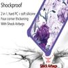 jioeuinly Cricket Vision 2 Case Compatible with Cricket Vision 2(U304ac) Phone Case Cover [with Tempered Glass Screen Protector][Hard PC + Soft Silicone][Luminous Effect] YGZ-ZSH view 2
