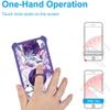 jioeuinly Cricket Vision 2 Case Compatible with Cricket Vision 2(U304ac) Phone Case Cover [with Tempered Glass Screen Protector][Hard PC + Soft Silicone][Luminous Effect] YGZ-ZSH view 4