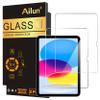 Ailun iPad 11th A16 2025 [11 Inch]/10th 2022 [10.9 Inch] [2 Pack] Screen Protector Tempered Glass and 3 Pack Apple Pencil Tips Replacement,Compatible with Apple Pencil 1st Gen and 2nd Gen view 2