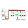 2Pcs Protective Devices DC Photovoltaic Arrester 40kA Maximum Discharge Current 2P Rail Easy Installation(DC 750V) view 3