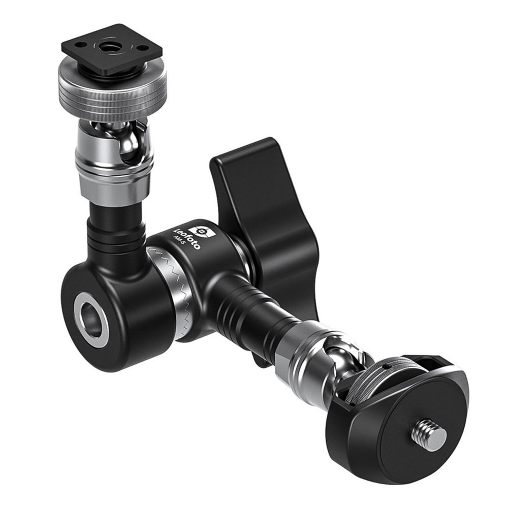 Leofoto AM-5 Versa Kit Magic Arm with 1/4" Mounting Screw for Smartphones, iPads, tripods etc