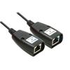 MOOKEENONE 1 x USB RJ45 Adapter Set, Self-Powered USB 2.0 Male to Female Cat6 Cat5 Cat5e 6 Rj45 LAN Ethernet Network Extender Extension Repeater Adapter Converter Cable view 2