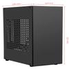 Aluminum Mini ITX Case with PCIe 3.0 Riser, JOYJOM Mini PC Case, SFF Small Form Factor PC Case, TX Computer Gaming Case Supports GPU Graphics Card (Black) view 4