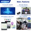 MOOKAKA 9.66 Inch Radio Replacement for Toyota Camry 2006-2012 Android Car Stereo Autoradio 2 din GPS Navigation Head Unit Multimedia Player Receiver IPS Touch Screen Carplay DSP(2+32G) view 4