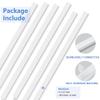 102in TV Wall Cord Hider, Cord Covers for Wall Mounted TV, Paintable TV Cable Hider Wall Kit, PVC Wire Hiders for TV on Wall, Cable Cover Wall Wire Cover, Cable Raceway White, 6X L17in W0.95 H0.59in view 4
