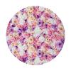 Renaiss 7.5x7.5ft Rose Flowers Round Backdrop Cover Pink Purple White Rose Wall Circle Photography Background Wedding Bridal Shower Baby Shower Girls Birthday Party Decor Floral Arch Photo Booth Props view 4