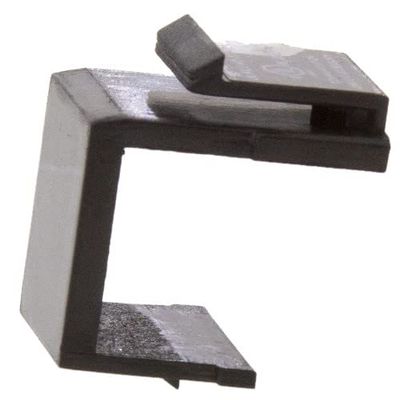 Cable Central LLC Blank Keystone Insert, Black