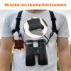 GAIARENA Binocular Harness - Adjustable Strap for Binoculars, Cameras & Rangefinders - Includes Lens Cleaning Cloth - Black view 2