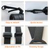 GAIARENA Binocular Harness - Adjustable Strap for Binoculars, Cameras & Rangefinders - Includes Lens Cleaning Cloth - Black view 3