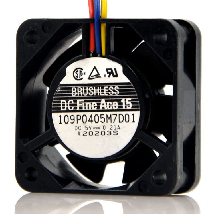 109P0405M7D01 DC5V 0.21A 4015 4cm 3-Wire Cooling Fan