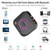 1Mii B06S+ Bluetooth 5.2 Receiver, HiFi Bluetooth Audio Adapter w/LDAC, aptX HD & aptX Low Latency, Long Range Hi-Res Audio with Volume Control, 3.5mm & RCA outputs, Easy Setup for Home Stereo System view 2