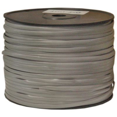 Cable Central LLC Bulk Phone Cord, Silver Satin, 28/8 (28 AWG 8 Conductor), Spool, 1000 Feet