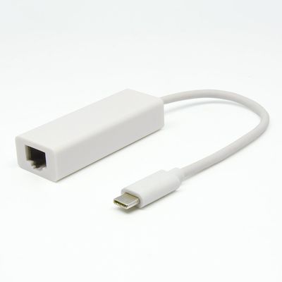 Cable Central LLC USB-C 3.1 to Gigabit (10/100/1000Mbps) Ethernet Adapter, White