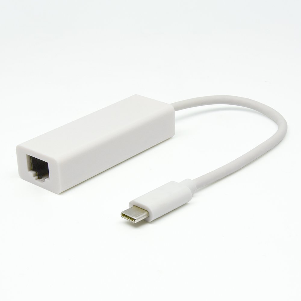 Cable Central LLC USB-C 3.1 to Gigabit (10/100/1000Mbps) Ethernet Adapter, White
