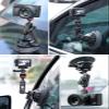 Camera Suction Cup Mount for Action Cameras - ULANZI SC-02 4.5in Pump-actived Vacuum Suction Mount w Quick Release NATO Magic Arm Car Boat Windshield Window Mount Compatible with Action Cameras view 2