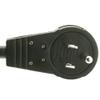 Cable Central LLC Surge Protector, Flat Rotating Plug, 6 Outlet, Black Horizontal Outlets, Plastic, Power Cord 6 Feet view 4