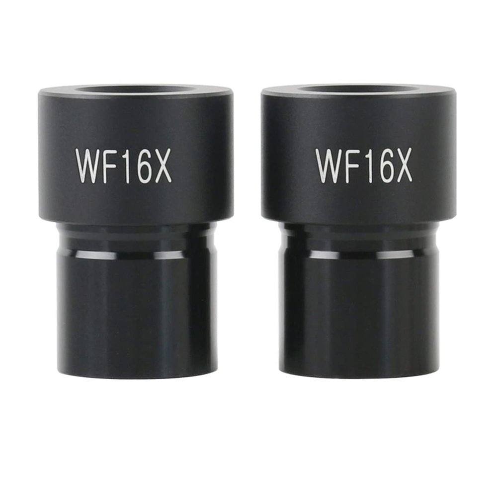 RADHAX Microscope Kit 2pcs/Set Biological Microscope WF5X WF10X WF16X WF20X WF25X WF30X Accessory, 23.2mm Diameter Microscope Lens Adapters (Color : WF16x-23.2mm)