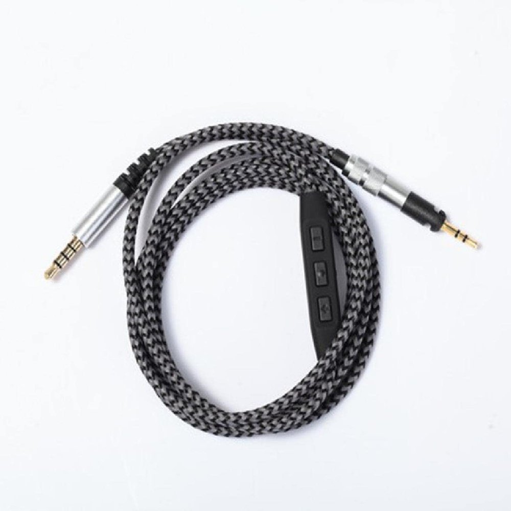 11.4M Headphone Cable with Remote Mic for Sennheiser HD598 HD558 HD518 Accessories Spare Parts