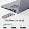 INVZI MagHub 12-in-2 USB-C Docking Station Triple Monitors with Pop-Up SSD, Dual 4K HDMI, DP, 100W PD Charging, USB 3.2 10Gbps USB, RJ45, SD/TF Slots for MacBook Pro M1 14 16, MacBook Air M2 13 view 3