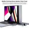 INVZI MagHub 12-in-2 USB-C Docking Station Triple Monitors with Pop-Up SSD, Dual 4K HDMI, DP, 100W PD Charging, USB 3.2 10Gbps USB, RJ45, SD/TF Slots for MacBook Pro M1 14 16, MacBook Air M2 13 view 4