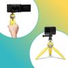 Joby HandyPod 2 Kit, Table Top Tripod with GripTight 360 Phone Mount and Pin Joint Mount, Phone Tripod for Smartphones, Action Cam and Mirrorless Cameras or Devices up to 1.0Kg (2.2lbs), Yellow view 3