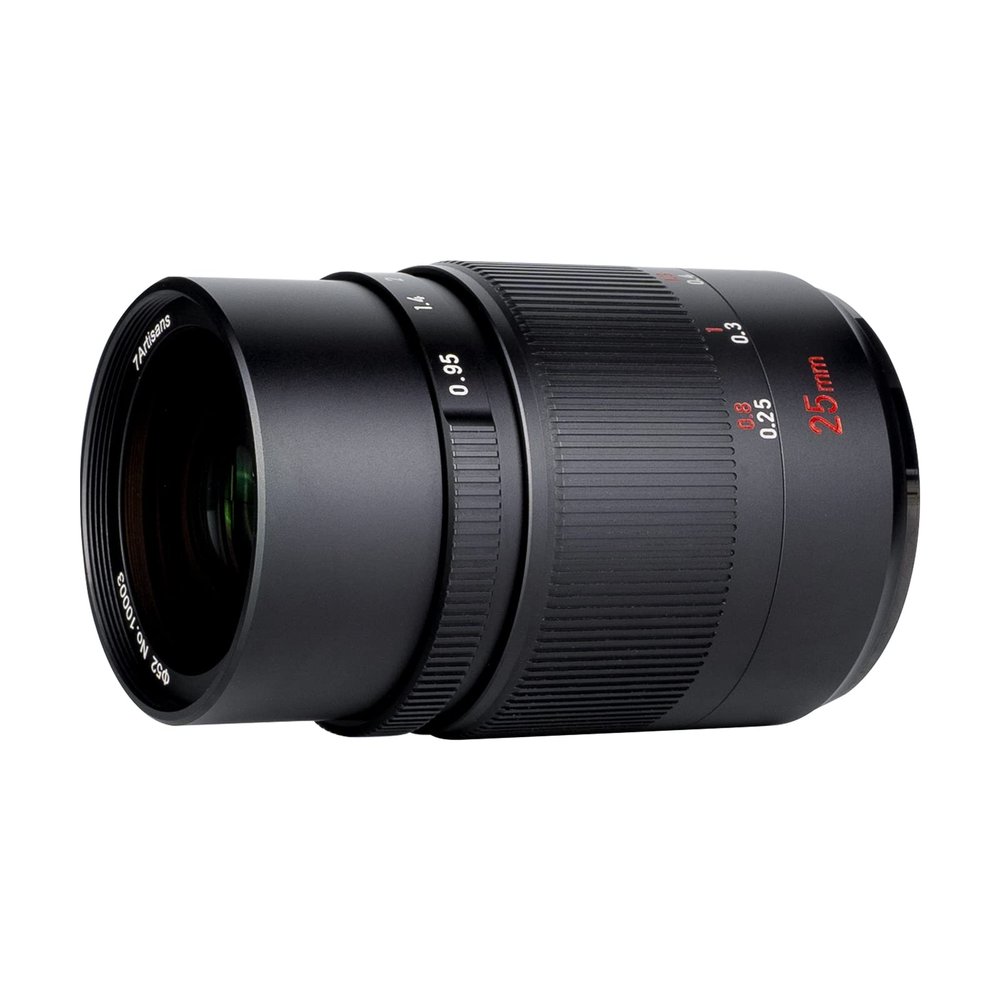 7artisans 25mm F0.95 APS-C Wide Angle Large Aperture Manual Prime Lens Compatible for Leica L-Mount Mirrorless Cameras