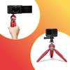 Joby HandyPod 2 Kit, Table Top Tripod with GripTight 360 Phone Mount and Pin Joint Mount, Phone Tripod for Smartphones, Action Cam and Mirrorless Cameras or Devices up to 1.0Kg (2.2lbs), Red view 3