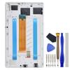 White Tablet Full LCD Digitizer Touch Screen Assembly Screen Frame Replacement for (WiFi Version) Samsung Galaxy Tab A7 Lite Tab A7 Lite Wi-Fi SM-T220 8.7" with Tool Kit view 1
