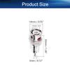 Juvielich 10Pcs BNC Male Plug to RCA Male Plug Adapter Straight Connector Metal Silver view 2