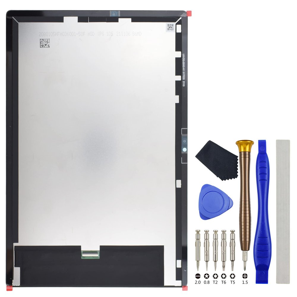 Black Tablet Full LCD Digitizer Touch Screen Assembly Replacement for Samsung Galaxy Tab A8 10.5 (2021) SM-X200 SM-X205 10.5" with Tool Kit