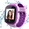 4G Kids Smart Watch with GPS Tracker and Calling, IP67 Waterproof, 2-Way Calls, GPS Tracker, SOS Kids Cell Phone Wrist Watch for Age 3-14 Girls Boys Girls Christmas BirthdayBirthday Gifts (purple) view 1