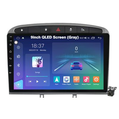 Android 12 Car Radio for Peugeot 408 308 308SW 2010-2016 Car Stereo Autoradio Head Unit with Bluetooth Navigation GPS WiFi DSP 4G FM RDS SWC+Backup Camera,M6 pro/4+64g/gy,9"