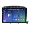Android 12 Car Radio for Peugeot 408 308 308SW 2010-2016 Car Stereo Autoradio Head Unit with Bluetooth Navigation GPS WiFi DSP 4G FM RDS SWC+Backup Camera,M6 pro/4+64g/gy,9" view 1