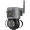 4MP 10X Surveillance Camera, PTZ Outdoor Security Protection Kamera Dome Human Detection Cam,IP66 Waterproof, 2-Way Talk,Cam add 32gb view 1