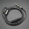 1 Earphone Upgrade Cable Cord Black with Mic Volume Contro for Shure se215/se425/se535 view 4