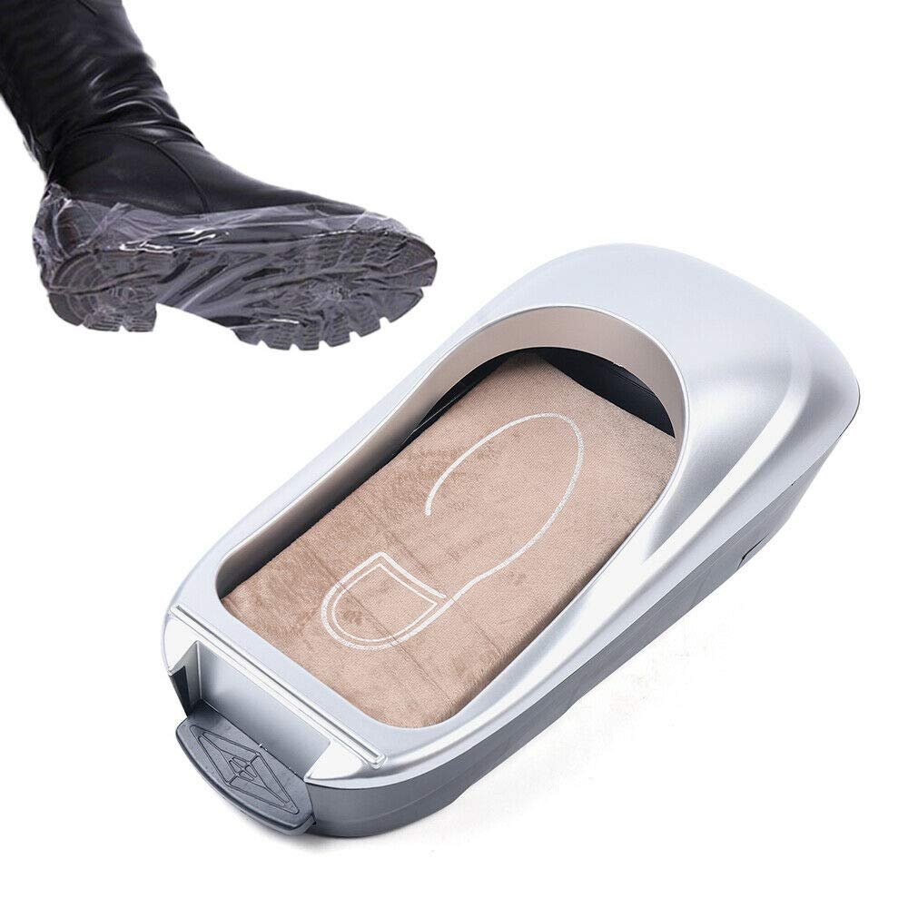 PROPFE Automatic Shoes Cover Machine Disposable Dispenser Machine Automatic Shoe Film Machine Automatic Shoe Cover Dispenser Shoe Wrapping Machine for Home Shop Office