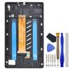 Black Tablet Full LCD Digitizer Touch Screen Assembly Screen Frame Replacement for (WiFi Version) Samsung Galaxy Tab A7 Lite Tab A7 Lite Wi-Fi SM-T220 8.7" with Tool Kit view 1
