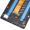 Black Tablet Full LCD Digitizer Touch Screen Assembly Screen Frame Replacement for (WiFi Version) Samsung Galaxy Tab A7 Lite Tab A7 Lite Wi-Fi SM-T220 8.7" with Tool Kit view 4