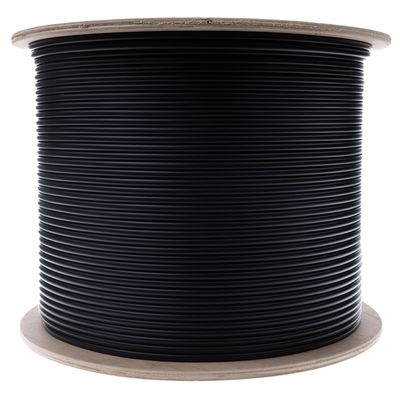 1000ft Black 12-Strand Fiber Optic Cable OM4 Multimode 50/125, Corning ClearCurve, 10 Gbit/s, Indoor/Outdoor, Riser Rated, PVC Jacket - Enhanced Networking